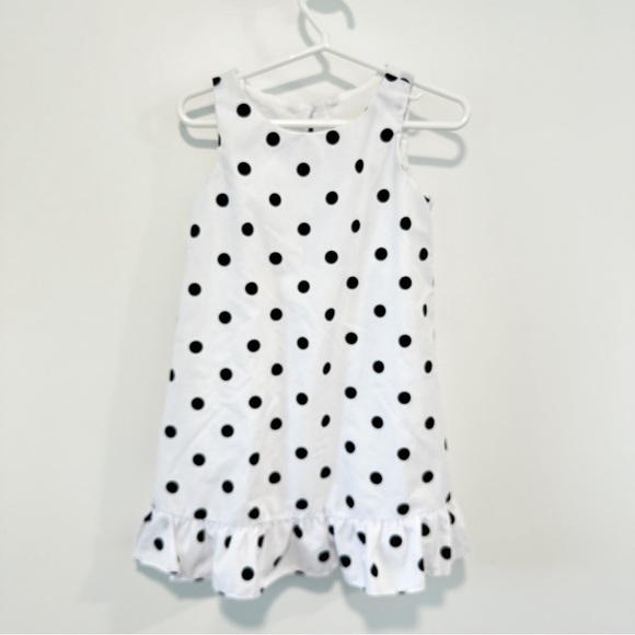 ZARA Girls Polka Dot Open Back Dress - Picture 1 of 10